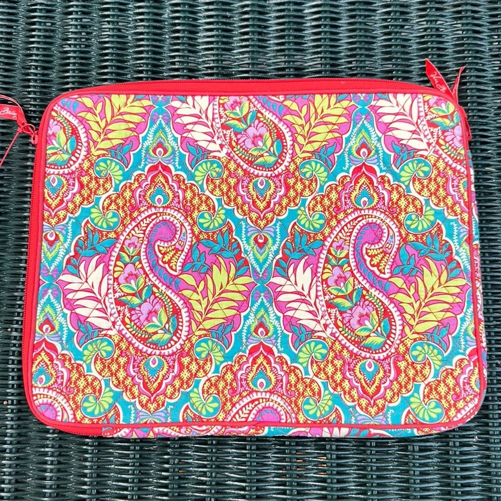 Vera Bradley Laptop computer case sleeve Paisley in Paradise